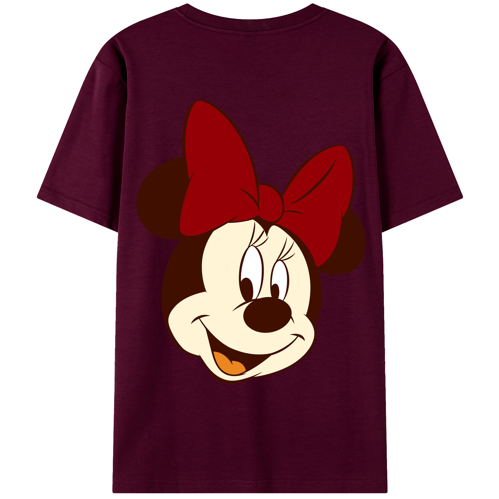（画像用） ミッキーマウス Mickey Mouse レディース半袖Tシャツ(バックプリント)